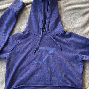 Gymshark Purple Cropped Sweater